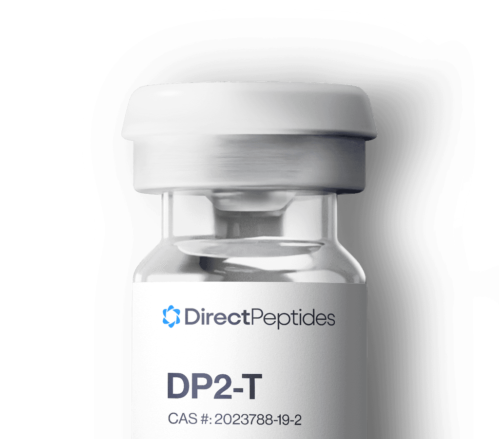 Branded research peptide vial